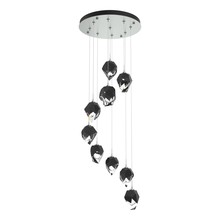 Hubbardton Forge 131140-SKT-LONG-82-BP0754 - Chrysalis 9-Light Small Crystal Pendant