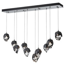 Hubbardton Forge 131143-SKT-LONG-85-BP0754 - Chrysalis 10-Light Small Crystal Pendant