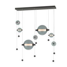 Hubbardton Forge 139054-LED-STND-20-YL0694 - Abacus 7-Light Double Linear LED Pendant