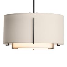 Hubbardton Forge 139602-SKT-MULT-10-SF1099-SE1590 - Exos Small Double Shade Pendant