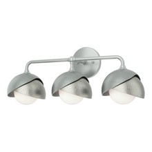 Hubbardton Forge 201375-SKT-82-85-GG0711 - Brooklyn 3-Light Double Shade Bath Sconce