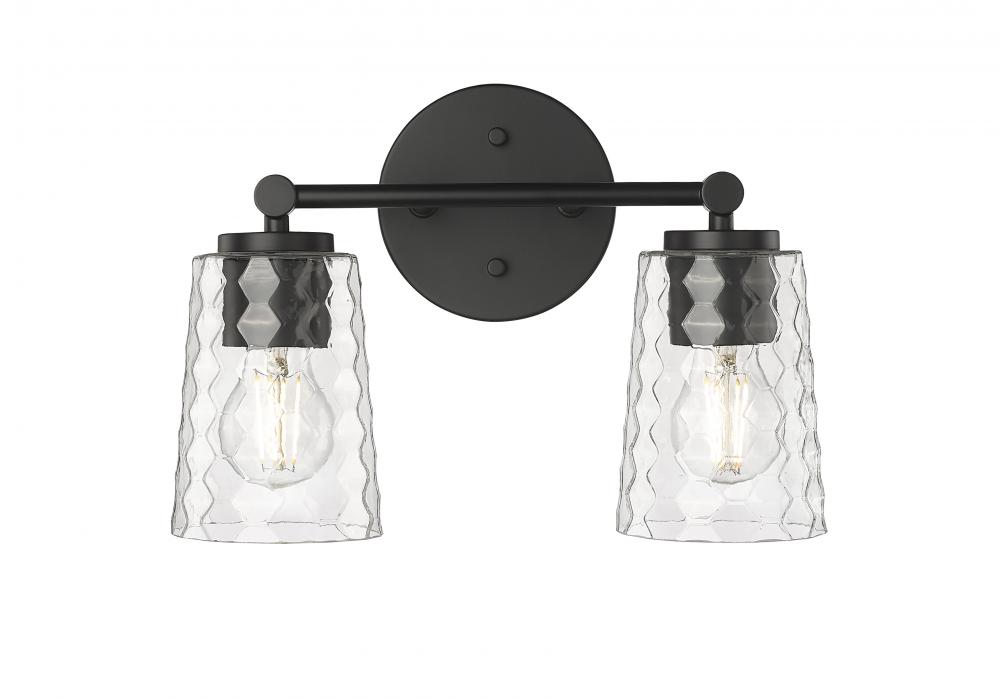 Ashli 2-Light Vanity Matte Black