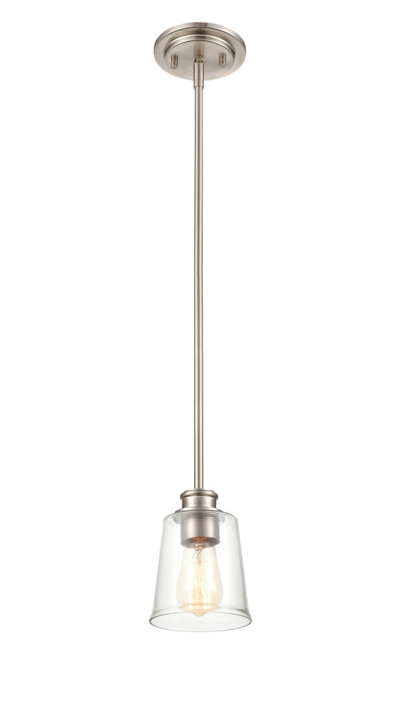 Forsyth 1-Light Mini-Pendant light Brushed Nickel