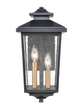 Millennium 4642-PBK - Eldrick 2-Light Outdoor Wall Sconce Powder Coated Black