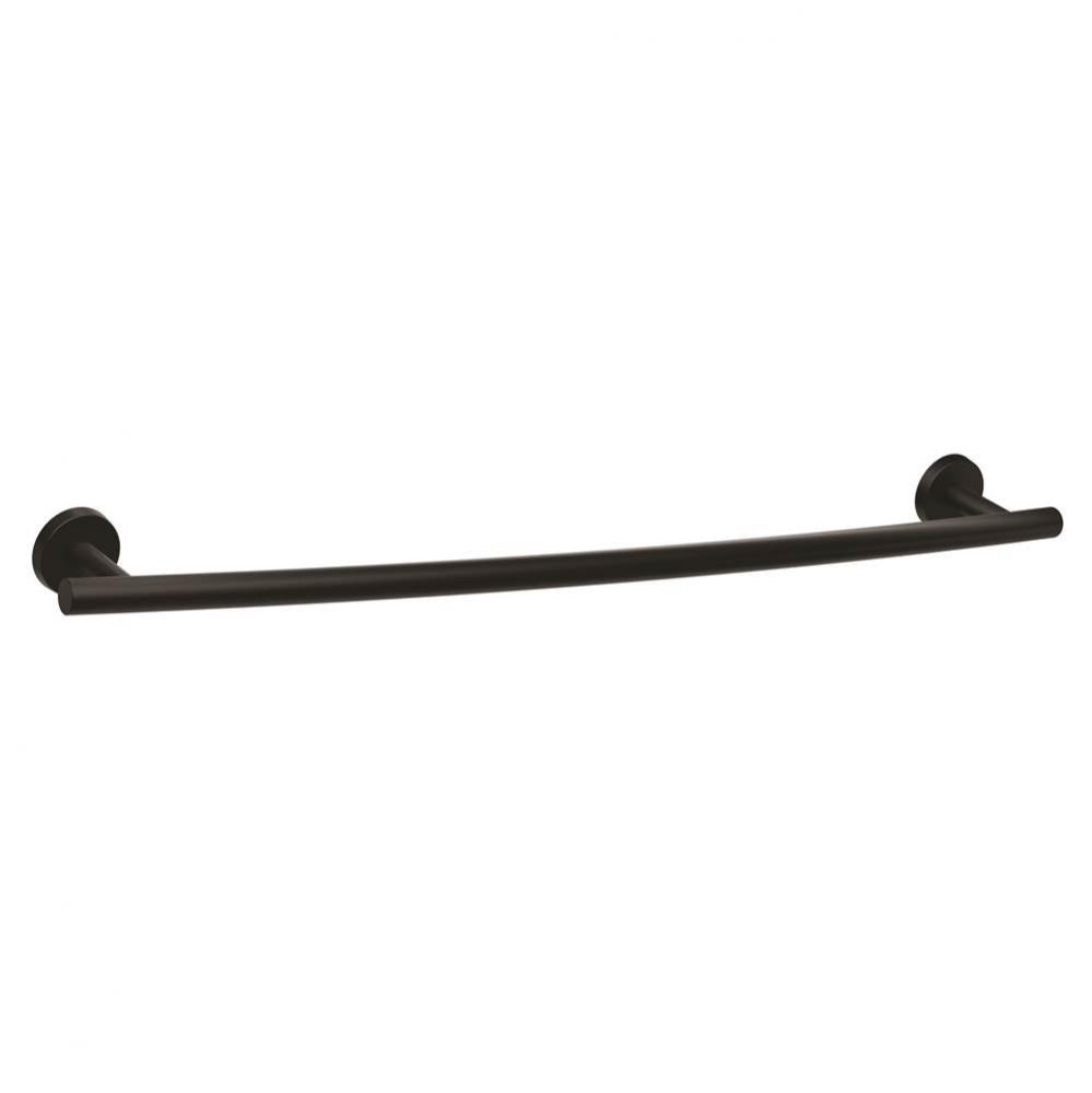 Arrondi 24 in (610 mm) Towel Bar in Matte Black