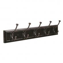 Amerock HR55662MORB - AM_HOOK RACK_BEVELED_27IN_MORB