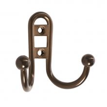 Amerock H55457CBZ - Double Prong Caramel Bronze Robe Hook