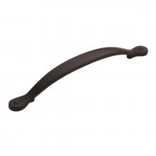 Amerock BP1589FB - Inspirations 6-5/16 in (160 mm) Center-to-Center Flat Black Cabinet Pull