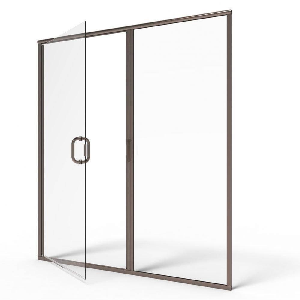 Semi-Frameless Cont Hinge Door &amp; Panel