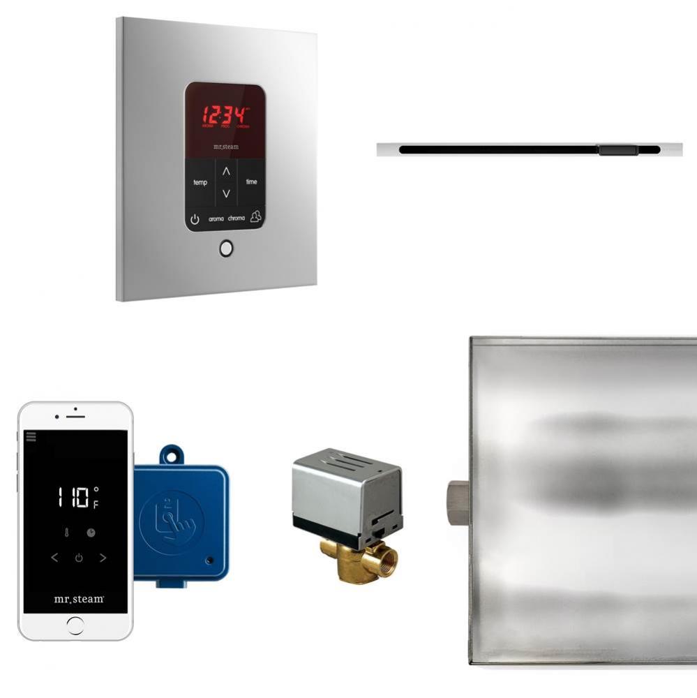 Butler Linear Steam Shower Control Package with iTempoPlus Control and Linear SteamHead in Square