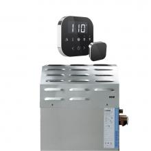 Mr. Steam 12C10EAA000 - Super (AirTempo) 12 kW (12000 W) Steam Shower Generator Package with AirTempo Control in Black Pol