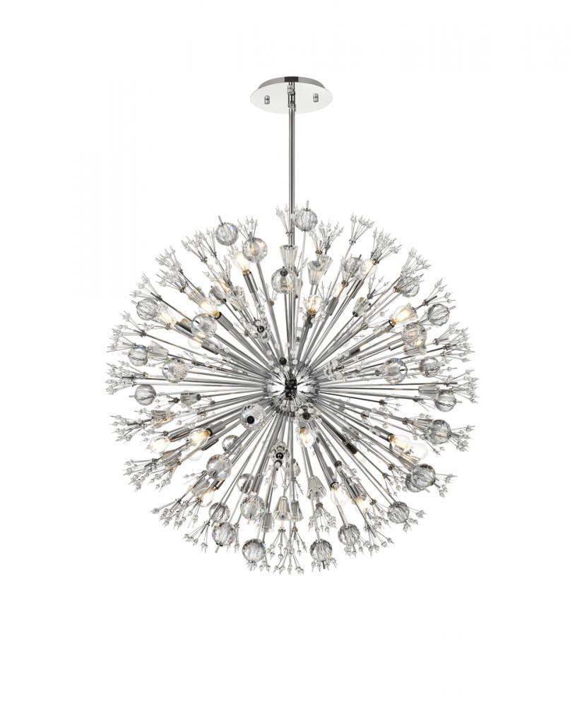 Hanging D38&#34;H38&#34;L24 Chrome