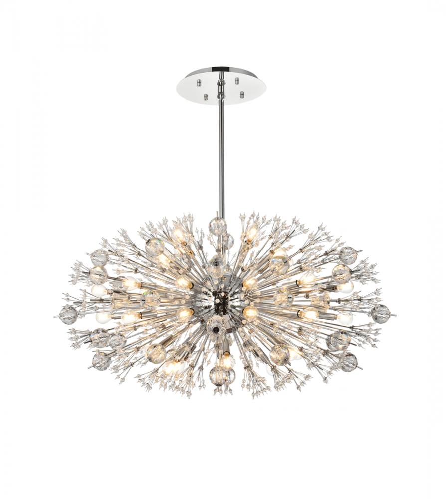 Hanging L42&#34; W23.3&#34; H23.5&#34; L38 Chrome