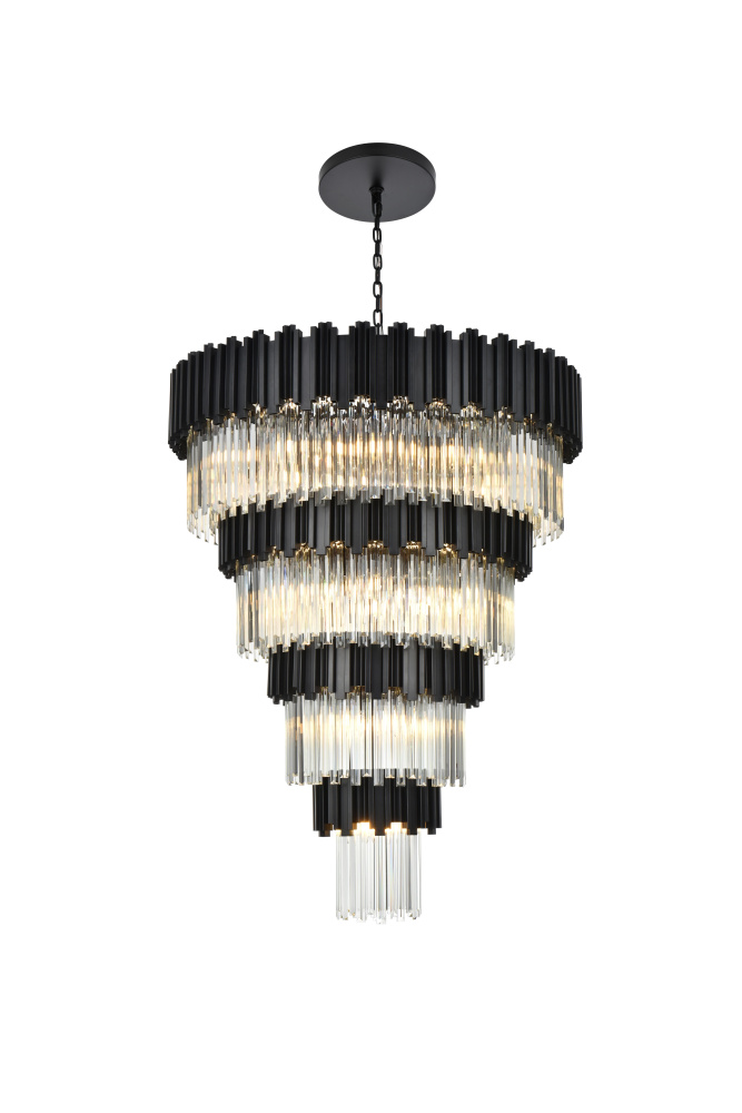 Pendant D40&#34;H59&#34;L29 Black