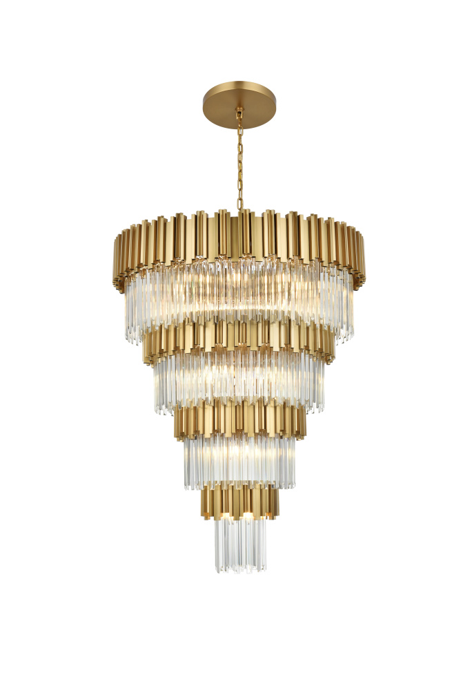 Pendant D40&#34;H59&#34;L29 Satin Gold