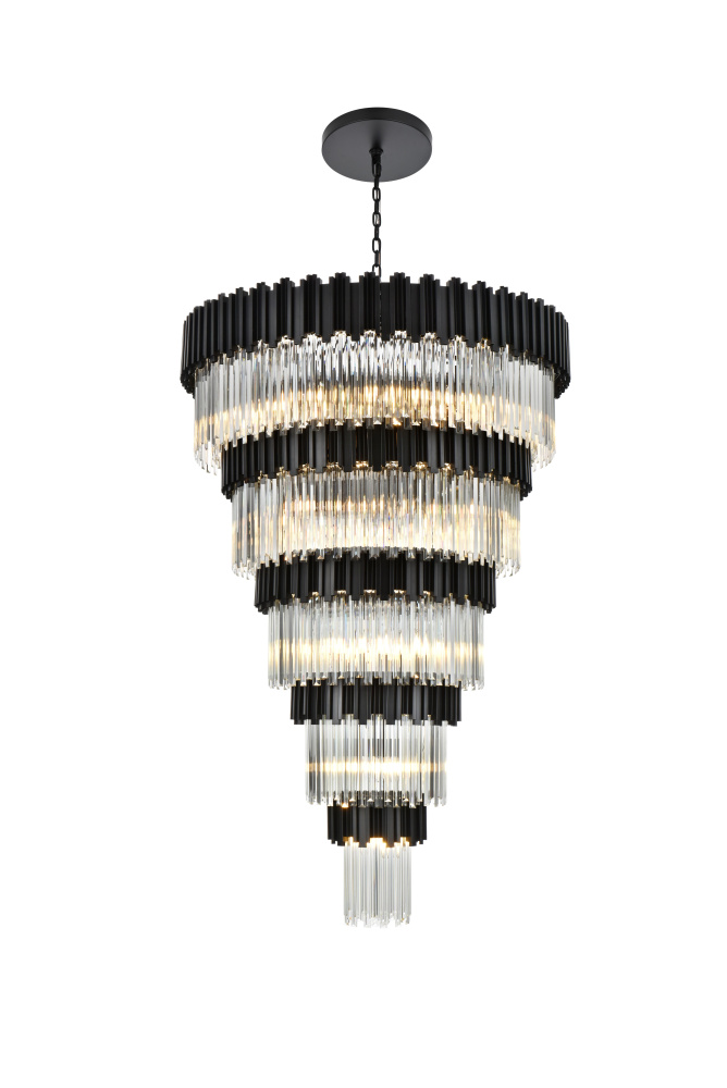 Pendant D48&#34;H79&#34;L45 Black