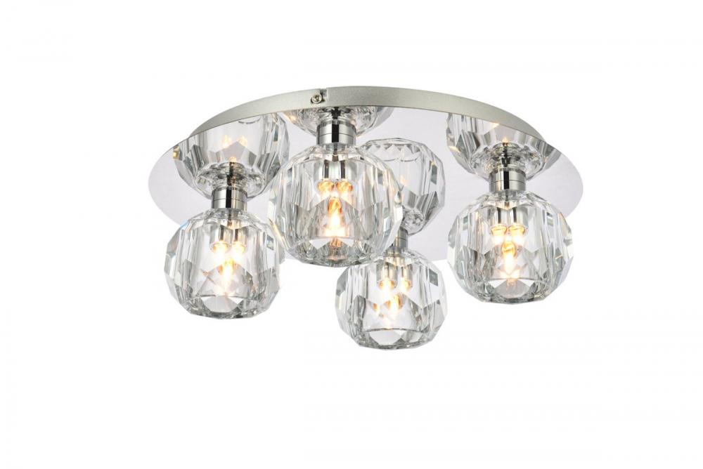 Graham 4 Light Ceiling Lamp in Chrome