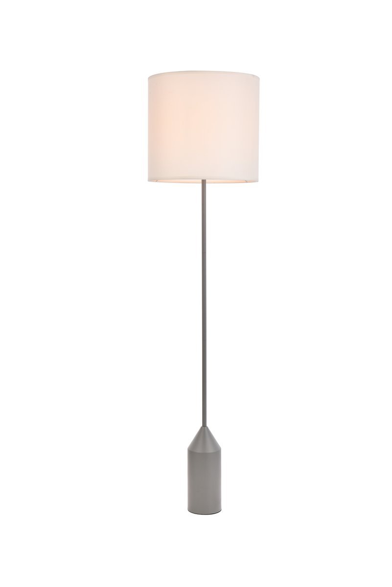Ines Floor Lamp D15&#34;H59.5&#34;L1 Concrete Grey