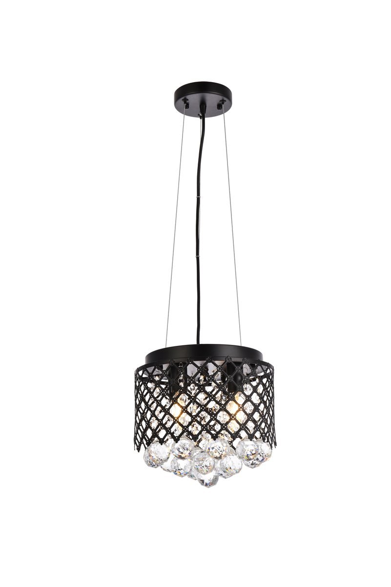 Tully Pendant D10&#34;*H9.7 L4 Black