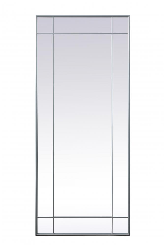Viola Floor mirror 30&#34;W x 70&#34;H silver