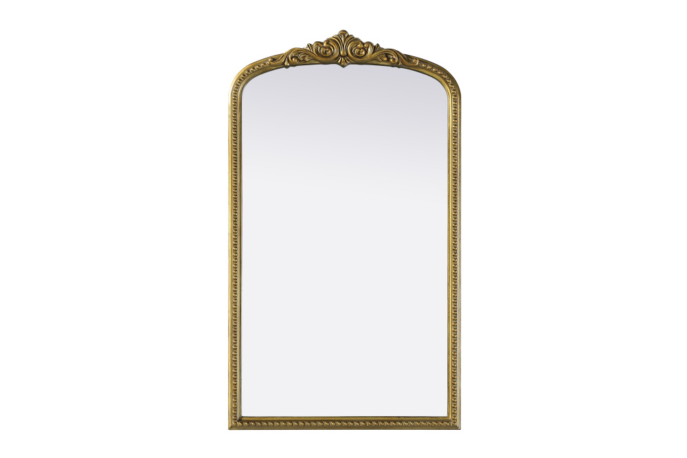 Wall mirror 24&#34;x1.4&#34;x42&#34; Antique Brass