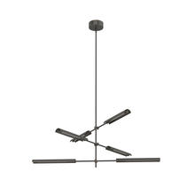 ALORA  MP316406UBMS - Astrid 6 Head Metal Shade/Urban Bronze LED Multi Pendant