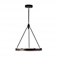 ALORA  PD302724CBSS-UNV-010 - Duo 24-in Classic Black/Silver Shimmer LED Pendant