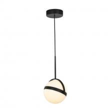 ALORA  PD301001MB-UNV - Globo 7-in Matte Black LED Pendant