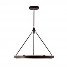 ALORA  PD302732CBSS-UNV-010 - Duo 32-in Classic Black/Silver Shimmer LED Pendant