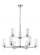 Visual Comfort & Co. Studio Collection 3190309EN-05 - Zire Nine Light Chandelier