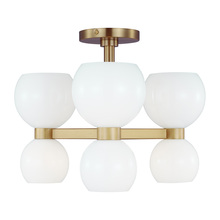 Visual Comfort & Co. Studio Collection KSF1036BBSMG - Londyn Semi Flush Mount