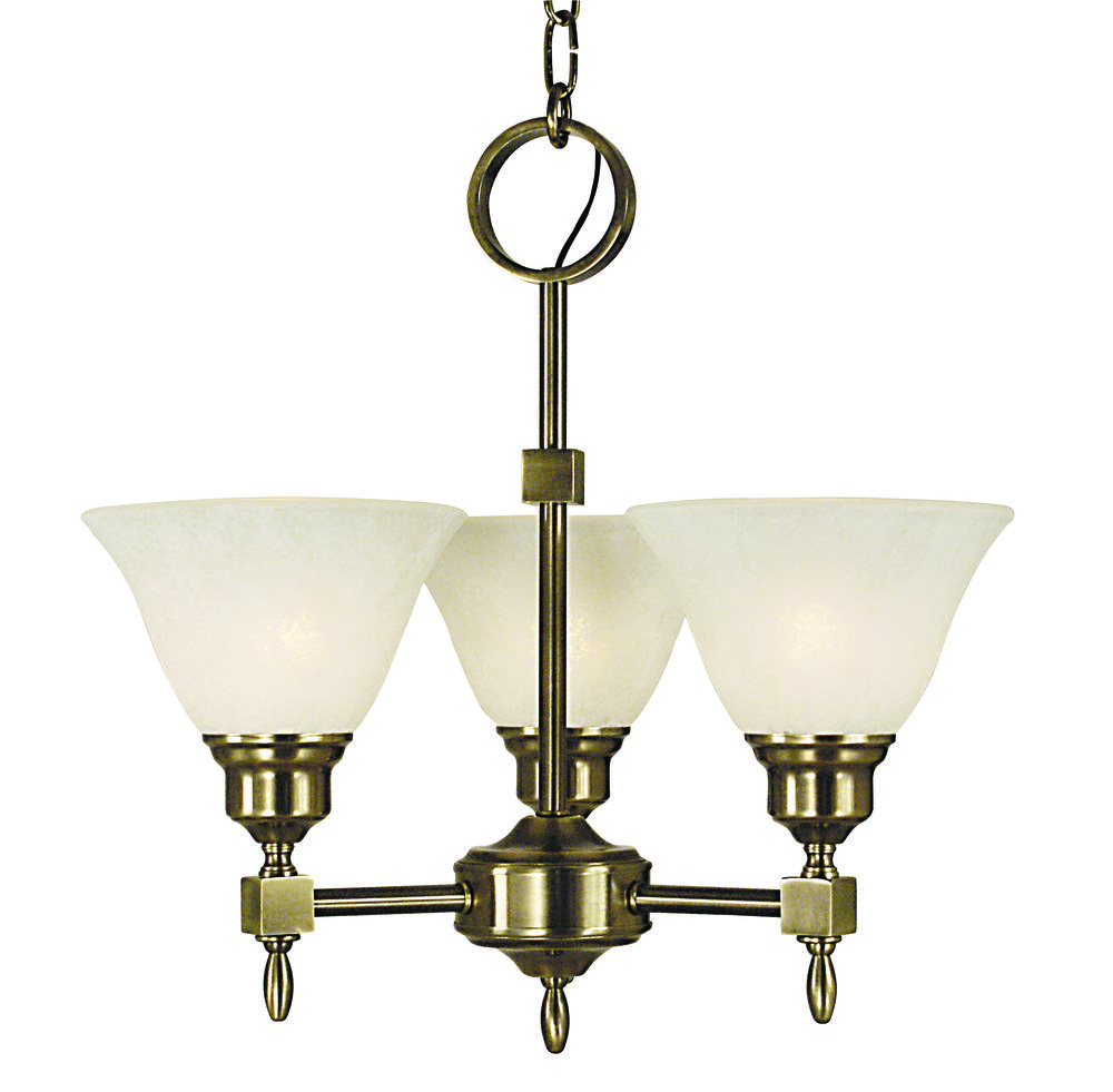 3-Light Mahogany Bronze Taylor Mini Chandelier