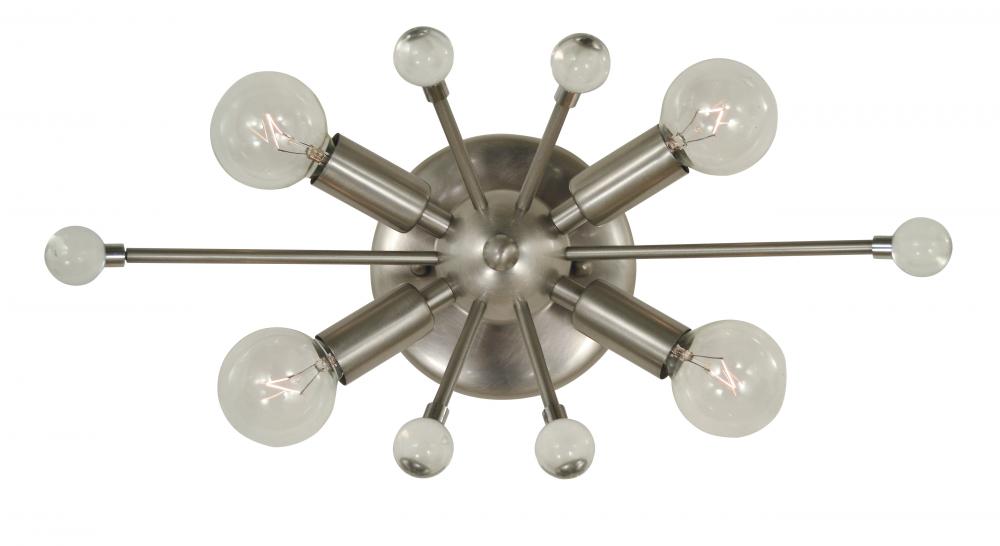 4-Light Brushed Nickel Supernova Sconce