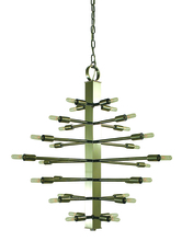 Framburg 4408 PN - 28-Light Polished Nickel Simone Chandelier