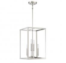 Savoy House Meridian M30008PN - 4-Light Pendant in Polished Nickel