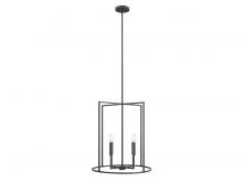 Savoy House Meridian M7044MBK - 4-Light Pendant in Matte Black