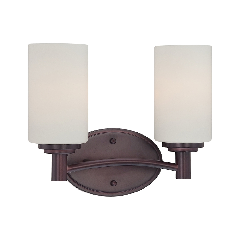 Thomas - Pittman 12&#39;&#39; Wide 2-Light Vanity Light - Sienna Bronze