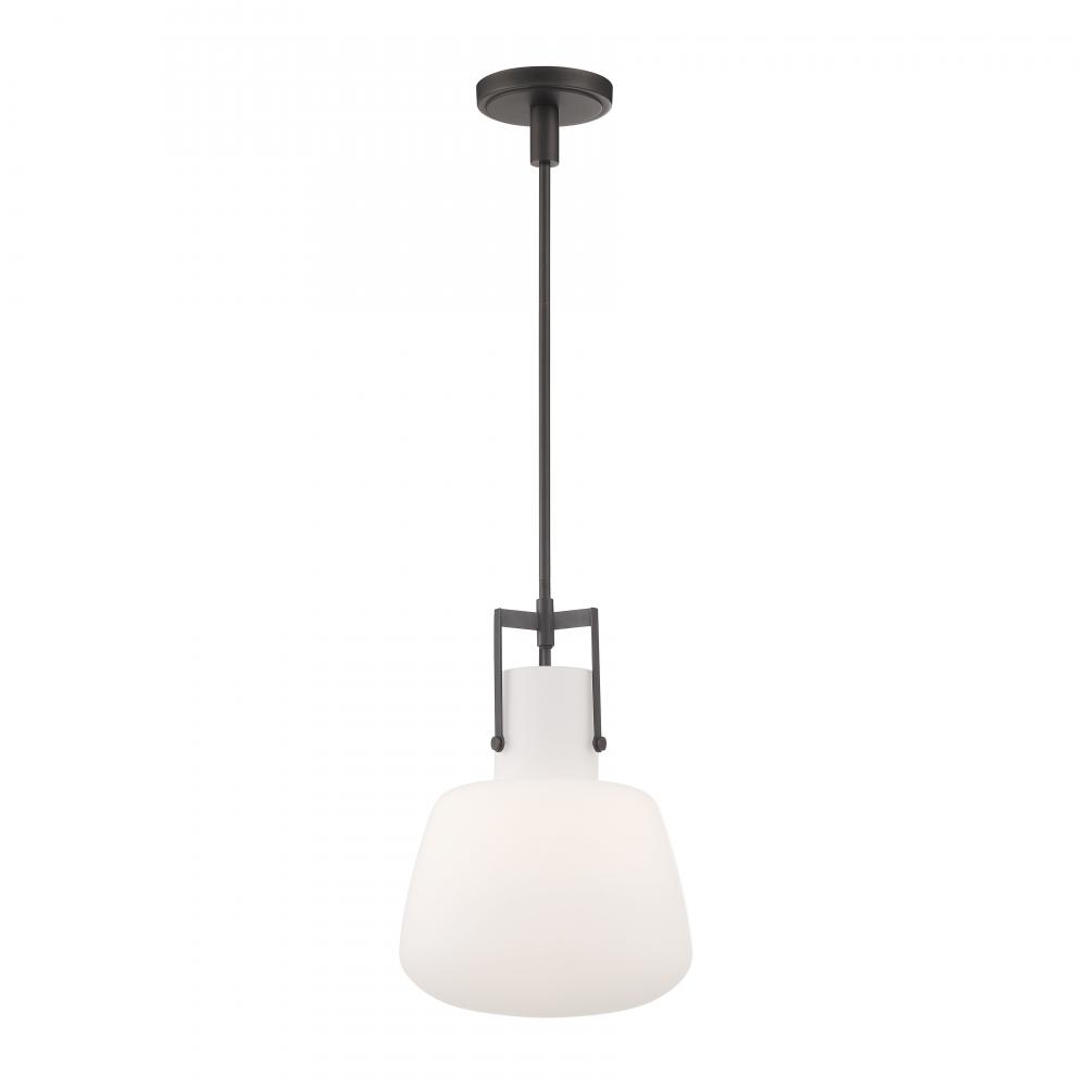 Izel 12&#39;&#39; Wide 1-Light Pendant - Oil Rubbed Bronze