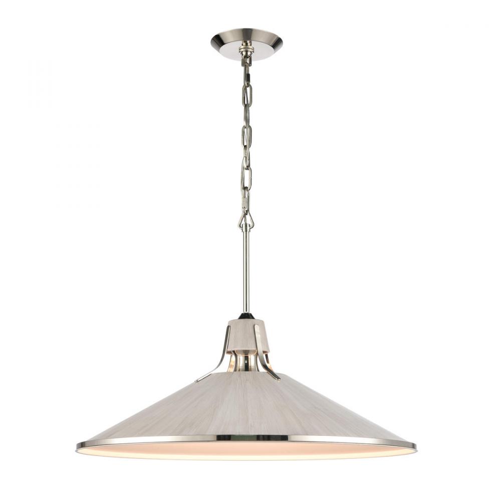 Danique 24&#39;&#39; Wide 1-Light Pendant - Sunbleached Oak