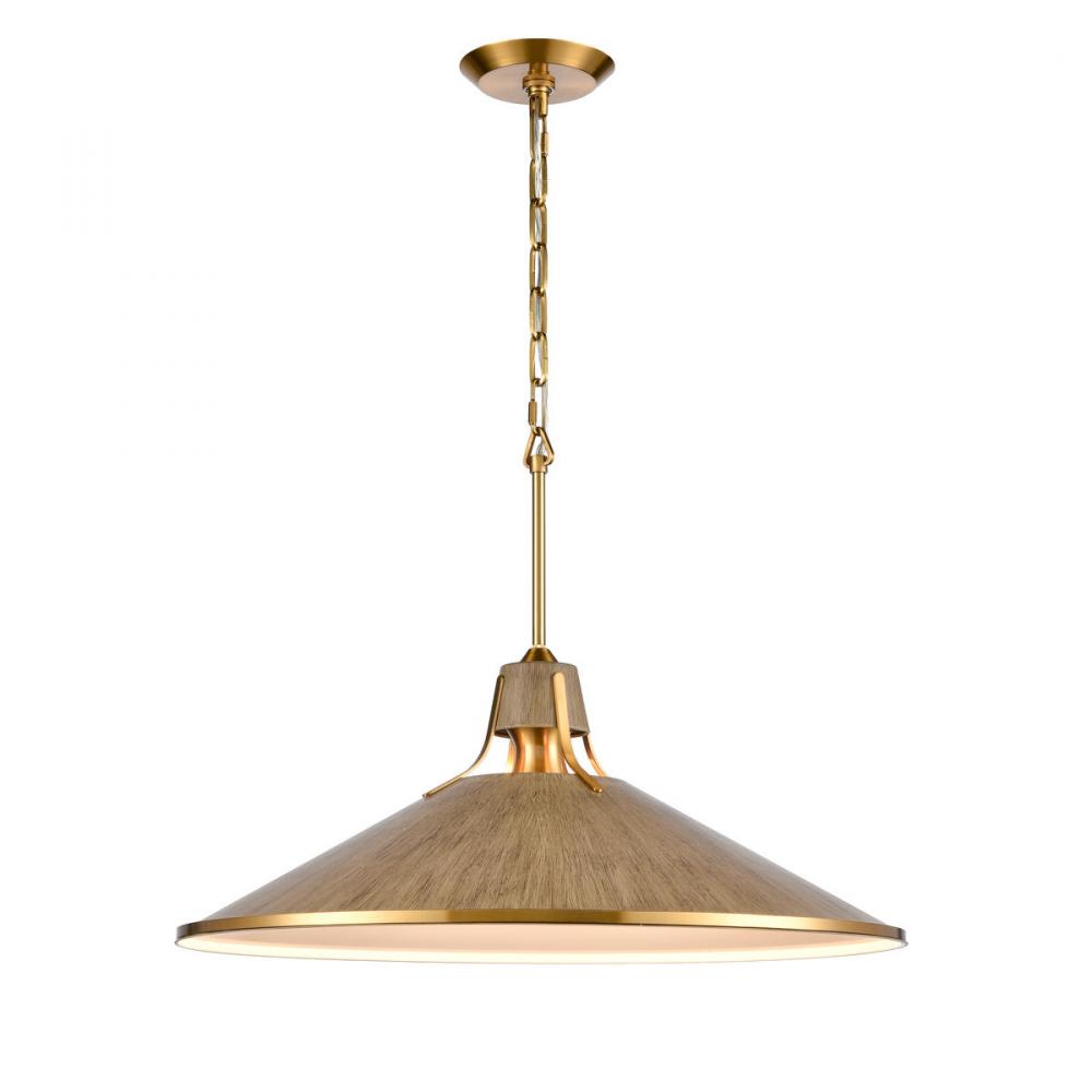 Danique 24&#39;&#39; Wide 1-Light Pendant - Corkwood