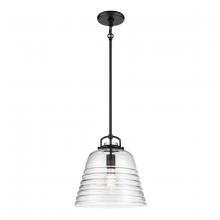 ELK Home 67876/1 - Current 12'' Wide 1-Light Pendant - Matte Black